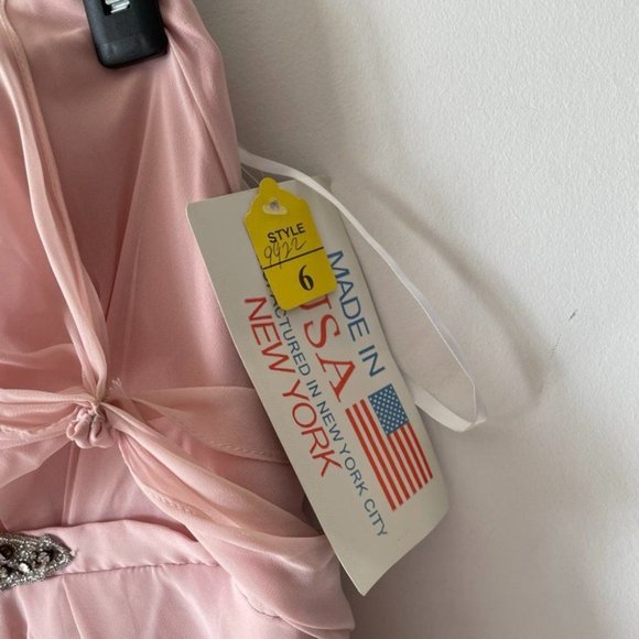 Alvina Valenta Pink Strapless Short Bridesmaid Cocktail Dress Sz 6 - Picture 6 of 8